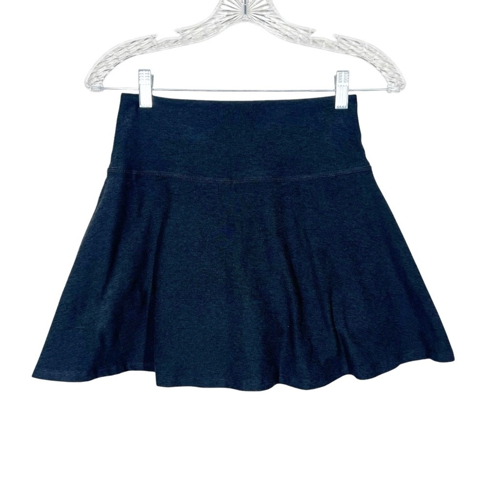 Beyond Yoga Womens Spacedye Darkest Night Hot Shot Circle Skirt Size XS Shorts